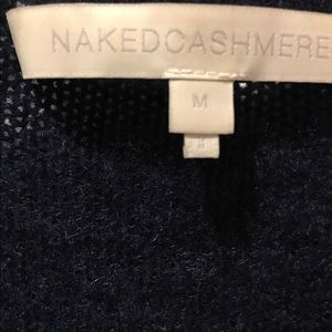 Naked Cashmere Navy/White Cashmere. Sz M